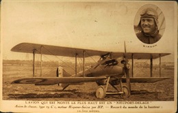 CPA.- 1919-1938 > L'Avion Qui Est Monté Le Plus Haut Est Un "NIEUPORT-DELAGE" 10.500M Record Du Monde Piloté Par KIRSCH - 1919-1938