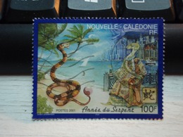 Timbre Nouvelle-Calédonie Année Du Serpent. Année 2001 - Used Stamps