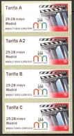 ESPAGNE SPANIEN SPAIN ESPAÑA 2018 49º STAMP NATIONAL SHOW  MADRID Mod. Claqueta SET4V  MNH ED AT184 - Service