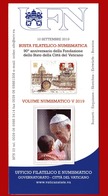 Vaticano - 2019 - Busta Filatelico-Numismatico - Volume Numismatico. 10 Settembre 2019 . - Briefe U. Dokumente