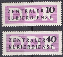 DDR - 1956/1957 - Lotto Composto Da 2 Valori Nuovi Senza Gomma: Yvert Servizio 41 E 43. - Mint