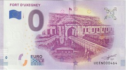 Billet Touristique 0 Euro Souvenir France 88 Fort D'Uxegney 2019-1 N°UEEN000464 - Pruebas Privadas