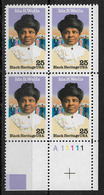 US 1990, Ida B. Wells, Black Heritage, 25c Scott # 2442, Plate Block VF MNH**OG - Números De Placas