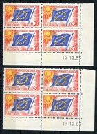 RC 13415 FRANCE SERVICE N° 30 DRAPEAU 2 COINS DATÉS DIFFERENTES NEUF ** - Dienstzegels