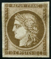 * N°1a 10c Bistre Brun - TB - 1849-1850 Ceres