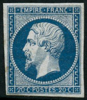 ** N°14A 20c Bleu, Type I - TB - 1853-1860 Napoleon III