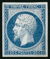 * N°14A 20c Bleu, Type I - B. - 1853-1860 Napoléon III.