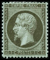 * N°19 1c Olive - TB. - 1862 Napoleone III