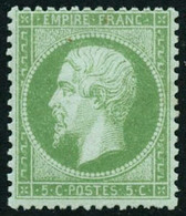 ** N°20 5c Vert - TB. - 1862 Napoléon III.