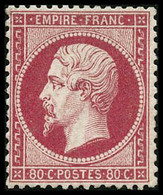 ** N°24 80c Rose - TB. - 1862 Napoleone III