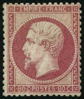 ** N°24 80c Rose - TB. - 1862 Napoléon III.