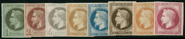 ** N°25c/32b La Série Rothschild Complète, 8 Val  RARE - TB. - 1863-1870 Napoléon III. Laure