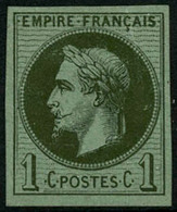 (*) N°25d 1c Bronze Granet , Toujours Sans Gomme, Signé Cérès  - TB - 1863-1870 Napoléon III. Laure