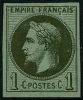 (*) N°25d 1c Bronze Granet , Toujours Sans Gomme, Signé Cérès  - TB - 1863-1870 Napoleone III Con Gli Allori