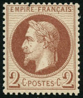 * N°26 2c Rouge-brun - TB - 1863-1870 Napoléon III Lauré