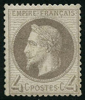 * N°27 4c Gris - TB. - 1863-1870 Napoléon III Con Laureles