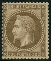 ** N°30  30c Brun - TB - 1863-1870 Napoléon III Lauré