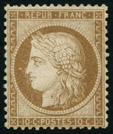 ** N°36 10c Bistre-jaune - TB. - 1870 Asedio De Paris