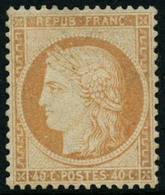 ** N°38a 40c Jaune-orange, Pièce De Luxe Signé Calves - TB - 1870 Belagerung Von Paris