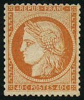 * N°38b 40c Orange Terne - TB - 1870 Belagerung Von Paris