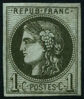 ** N°39A 1c Olive R1 - TB. - 1870 Emissione Di Bordeaux