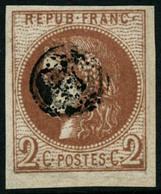 Oblit. N°40B 2c Brun-rouge R2, Obl OR  - TB - 1870 Ausgabe Bordeaux