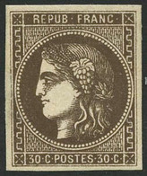 * N°47 30c Brun, Quasi SC - TB. - 1870 Emission De Bordeaux