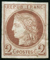 ** N°51c 2c Brun Rouge ND - TB - 1871-1875 Cérès