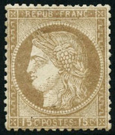 ** N°55 15c Bistre - TB. - 1871-1875 Ceres