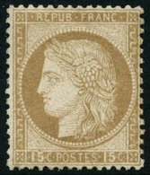 * N°55 15c Bistre - TB. - 1871-1875 Cérès