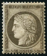 ** N°56 30c Brun, Signé Brun - TB - 1871-1875 Cérès