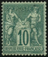 ** N°65 10c Vert, Pièce De Luxe Fraicheur Postale - TB - 1876-1878 Sage (Typ I)