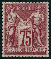 ** N°71 75c Carmin, Pièce De Luxe, Signé Calves - TB - 1876-1878 Sage (Tipo I)