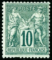 ** N°76 10c Vert - TB. - 1876-1898 Sage (Type II)