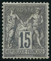 ** N°77 15c Gris, Très Bien Centré  - TB. - 1876-1898 Sage (Type II)