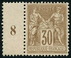 ** N°80 30c Brun-jaune, Pièce De Luxe - TB. - 1876-1898 Sage (Tipo II)