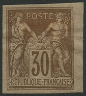 * N°80c 30c Brun (granet) - TB. - 1876-1898 Sage (Tipo II)