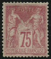 * N°81 75c Rose - TB. - 1876-1898 Sage (Type II)