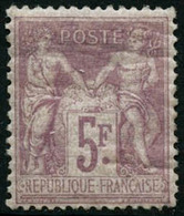 ** N°95 5F Violet S/lilas - B. - 1876-1898 Sage (Tipo II)