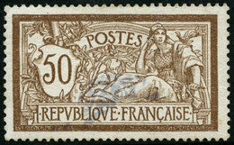 ** N°120b 50c Merson, Variété Centre Déplacé TB - Altri & Non Classificati