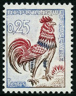 ** N°1331d 25c Coq Fluo, Signé Maury - TB - Sonstige & Ohne Zuordnung