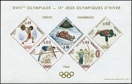 ** N°7 Bloc Spécial Jeux Olympiques De Tokyo 1964 - TB - Blocchi