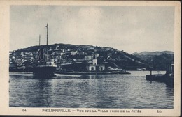 CPA Algérie Philippeville Vue Sur La Ville Prise De La Jetée LL 84 - Skikda (Philippeville)