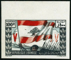 ** N°6 150pi Brun Et Riuge Sans Le V - TB - Libano