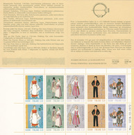 Finnland, 1972, 710/14 MH 6, MNH **, Freimarken: Trachten. Heftchen, Booklet. - Blokken & Velletjes