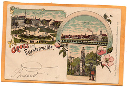 Gruss Aus Furstenwalde Fuerstenwalde Germany 1899 Postcard - Fürstenwalde