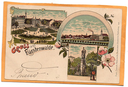 Gruss Aus Furstenwalde Fuerstenwalde Germany 1899 Postcard - Fuerstenwalde