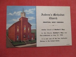 Andrews Methodist Church Grafton - West Virginia   Ref   3596 - Wheeling