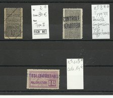 Algérie Colis Postaux,  3 Timbres Neufs** & Oblitéré, Cote 94€ + Variété - Paketmarken