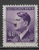 Bohemia & Moravia 1942. Scott #66 (U) Adolf Hitler - Oblitérés